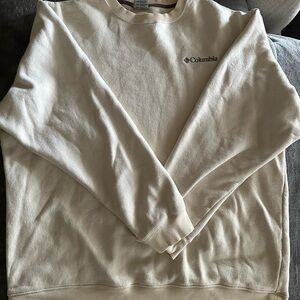 Columbia Men's Off-White Crewneck Sweater